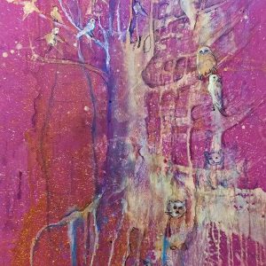 Anna Rozmuska - Drzewo - Akryl 100x70cm - 2020