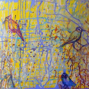 Anna Rozmuska - Gąszcz w Goraju - Akryl 100 x 70 cm