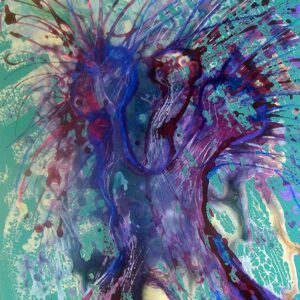 Anna Rozmuska - Wierzby - Akryl 50 x 70 cm