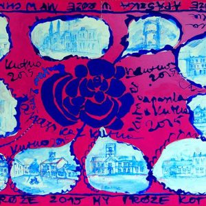 Anna Rozmuska - Akryl na płycie 168 x 104 cm - 2015r